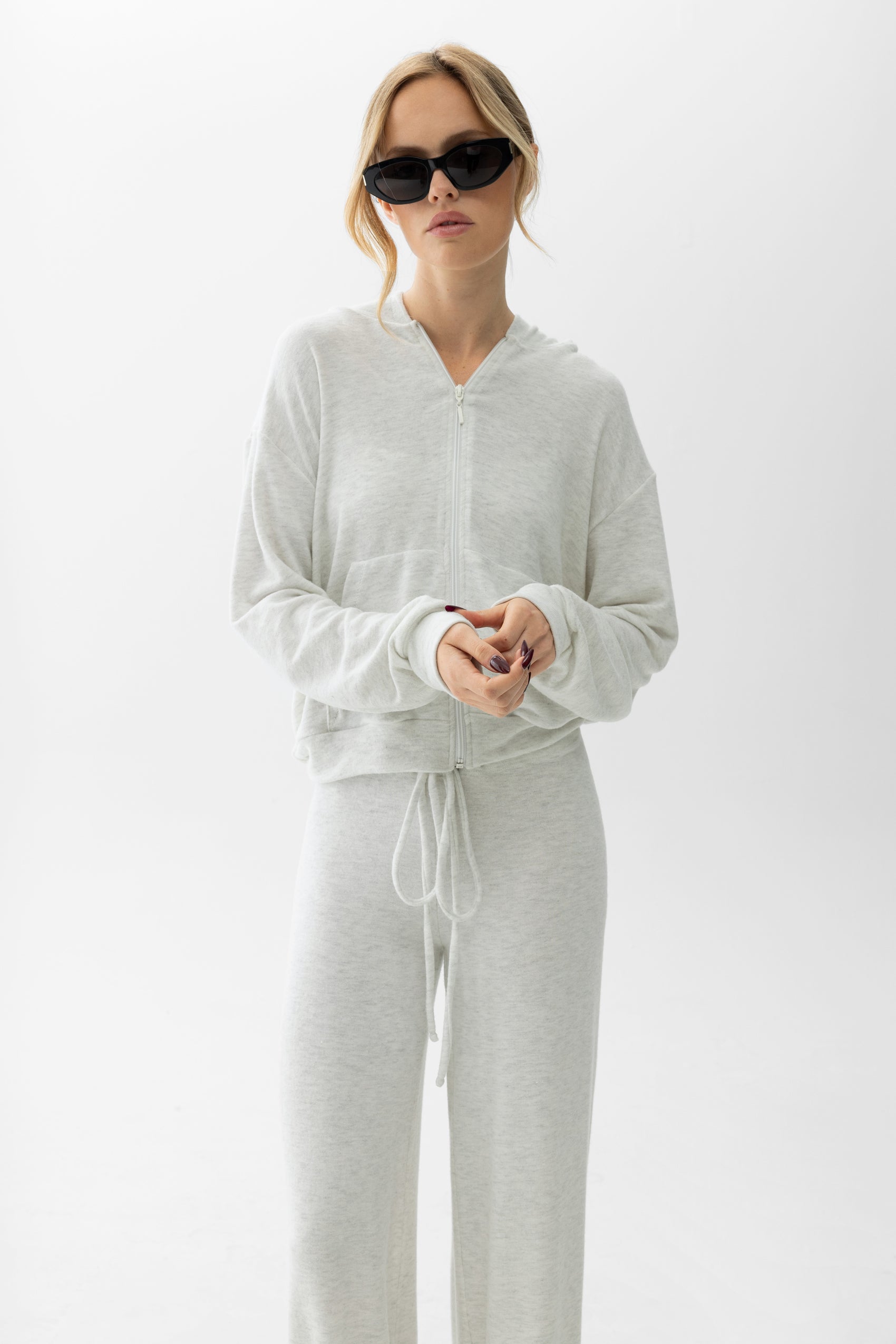 Après Sport Zip-Up Pillowy Heather