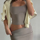 So So Soft Skirt Taupe